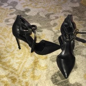 Black Aldo Strap Heels